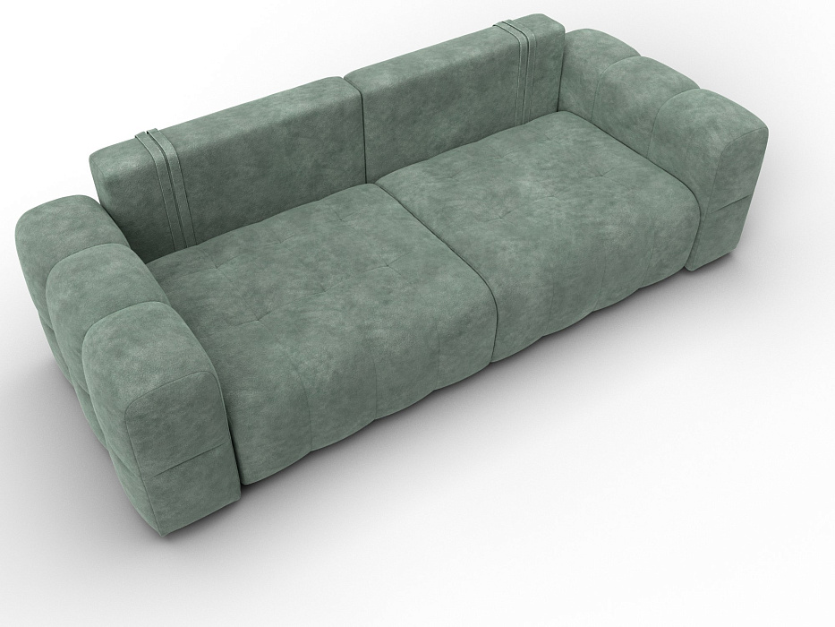 Диван прямой Лига-110 НПБ (brut 08 зеленый)