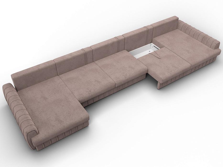 Диван П-образный Лига-057 НПБ МегаЛонг (tower 05 бежевый)