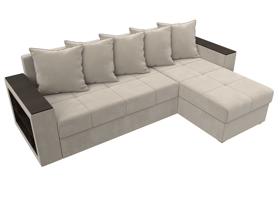 Диван угловой Дубай Лайт угол универсальный (бежевый)