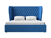 Интерьерная кровать Далия 160 (голубой цвет)