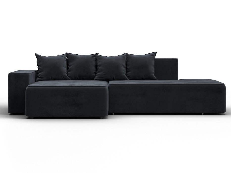 Диван угловой Лига-079 угол левый (tower 11 темно-серый)