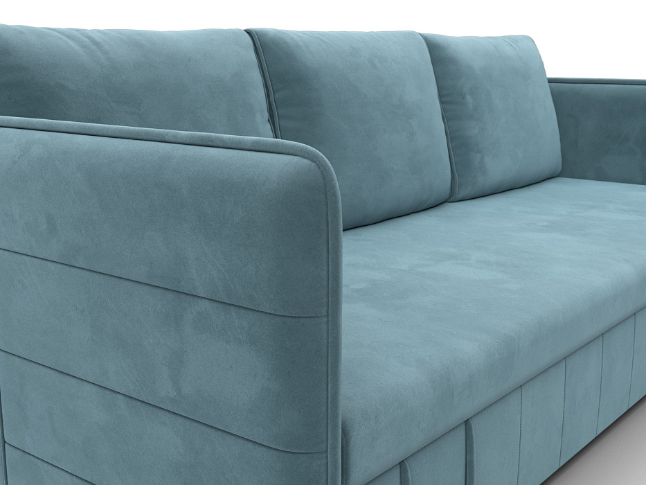Диван прямой Слим (бирюзовый)