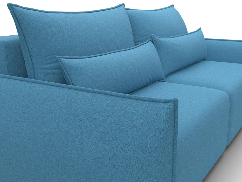 Диван прямой Лига-051 НПБ (амур 10 голубой)