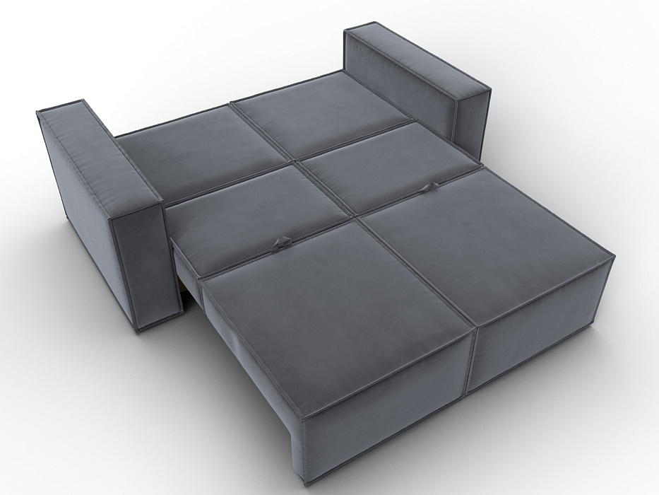 Диван прямой Куба мини (серый)