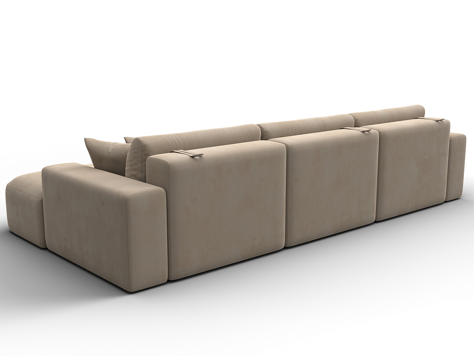 Диван угловой Лига-036 НПБ Классик Лонг правый угол (бежевый)