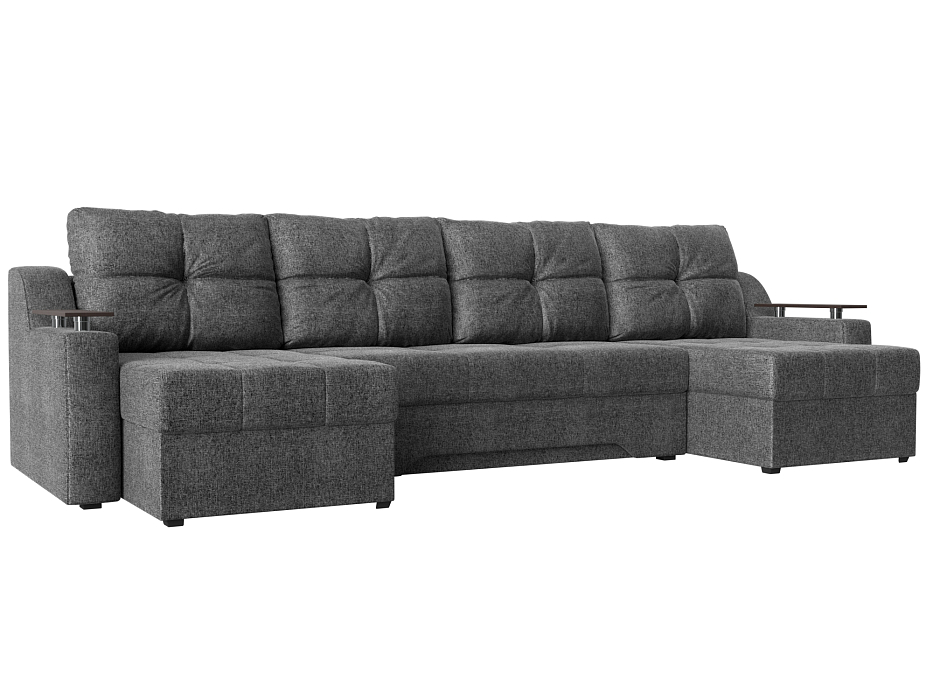 П-образный диван Сенатор (серый цвет)