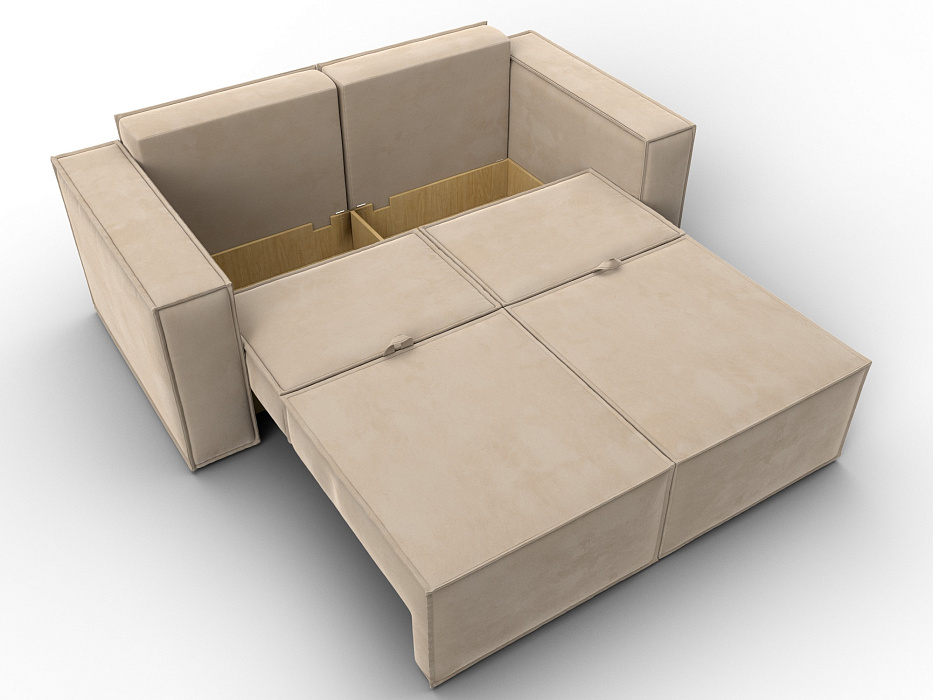 Диван прямой Куба мини (бежевый)