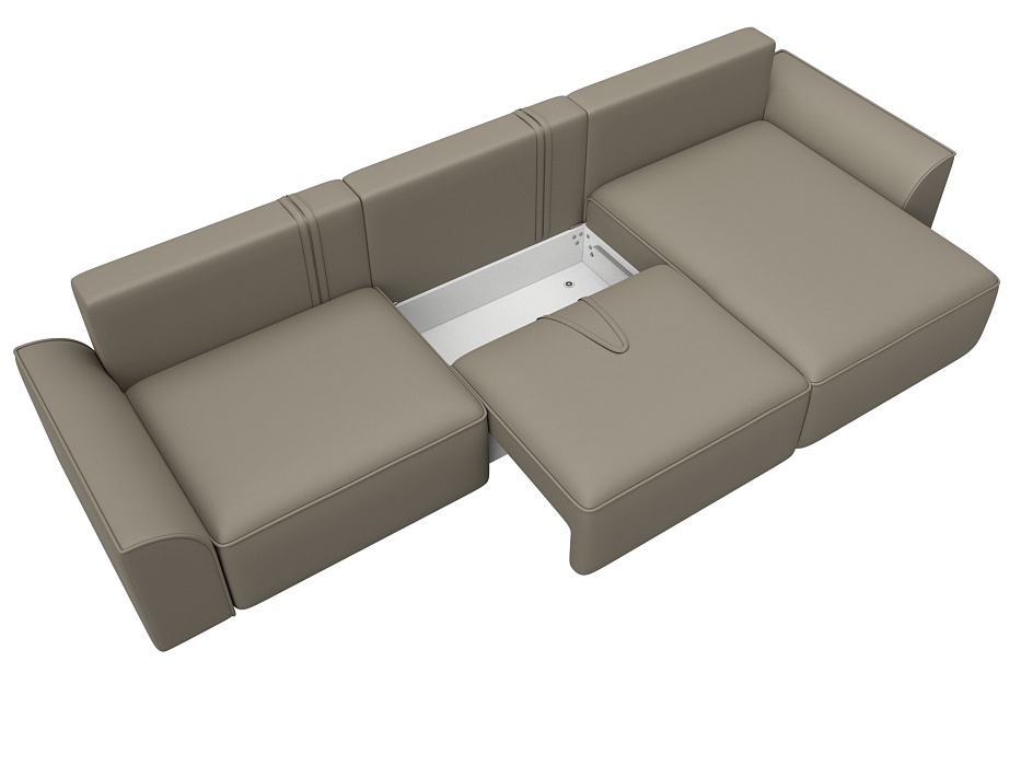 Диван угловой Лига-048 НПБ лонг (grifon 04 бежевый) Диван угловой Лига-048 НПБ лонг (grifon 04 бежевый)