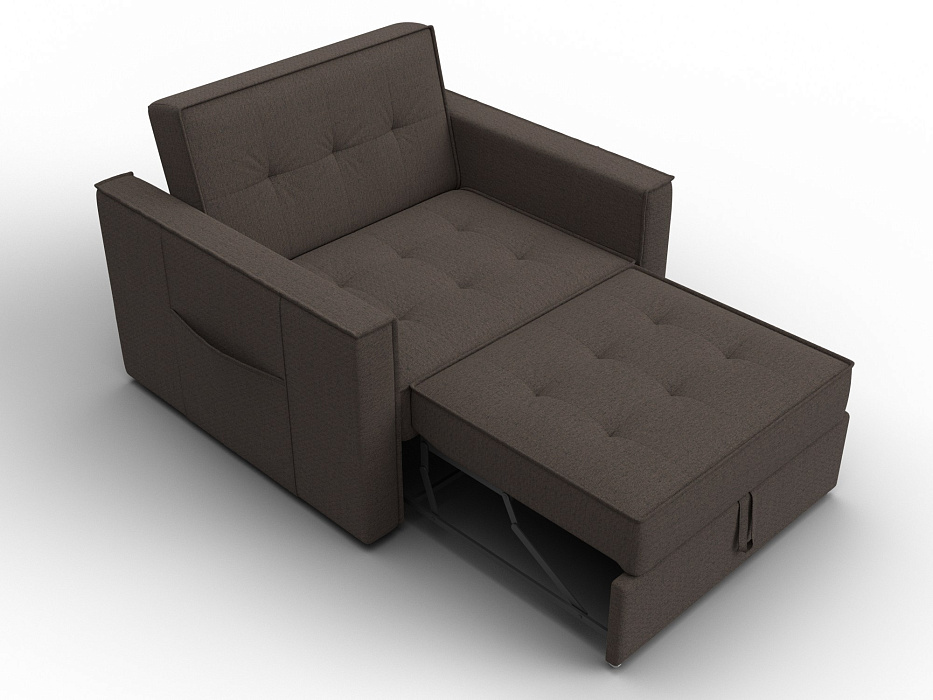 Кресло-кровать Лига-104 (80) (амур 05 коричневый)