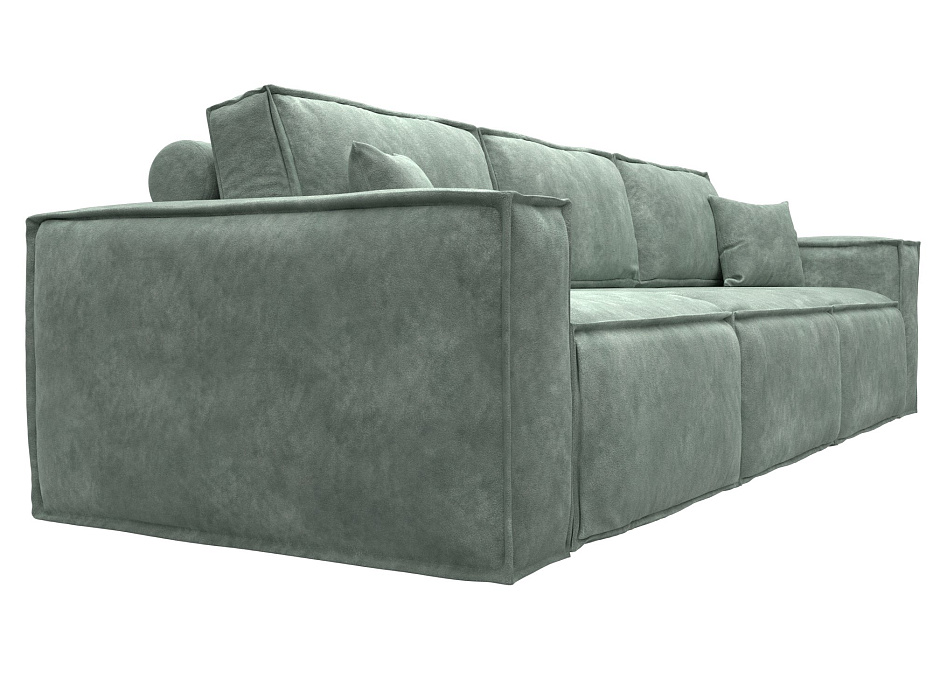 Диван прямой Лига-081 НПБ Лонг (brut 08 зеленый)