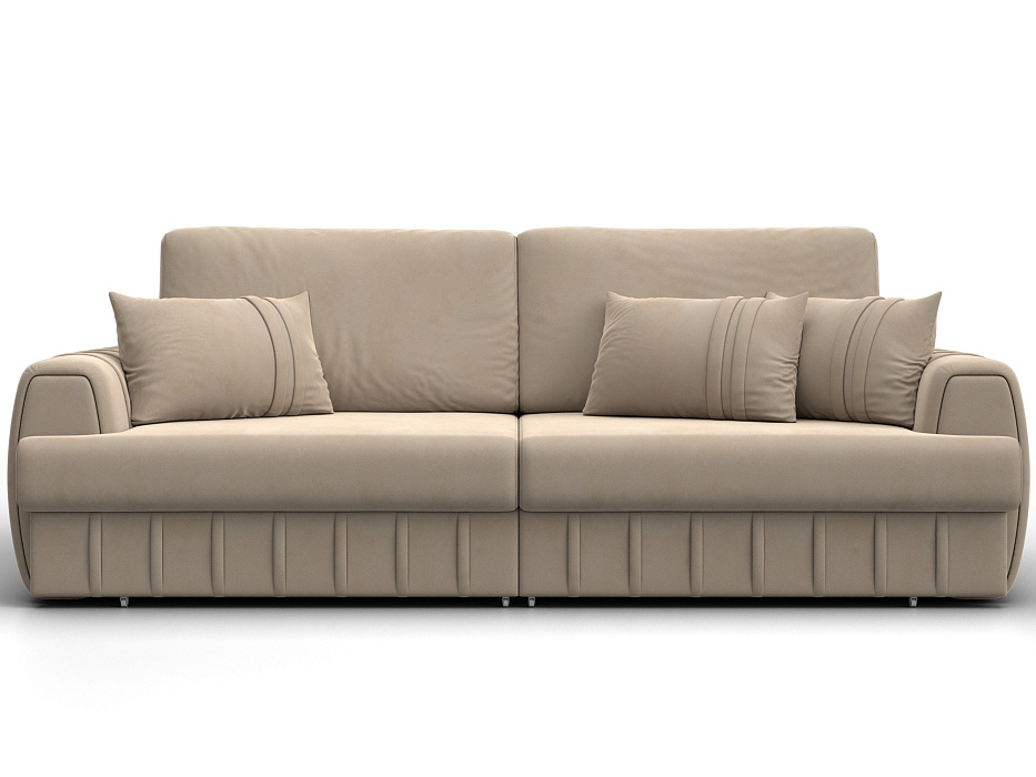 Диван прямой Лига-057 НПБ (seven 729 бежевый)