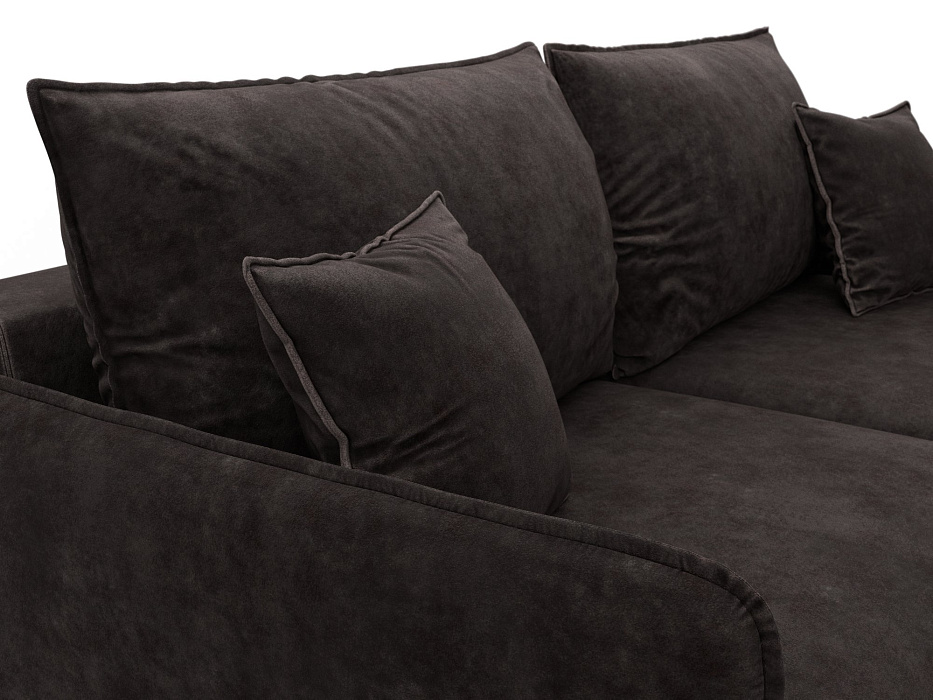 Диван прямой Лига-064 НПБ (brut 17 коричневый)