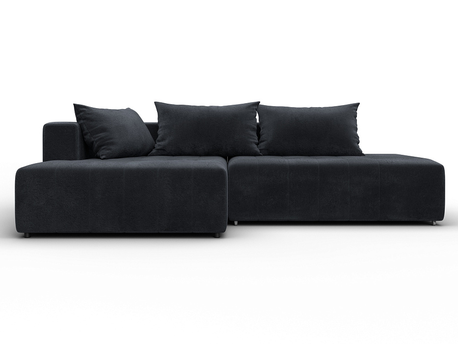 Диван угловой Лига-103 НПБ угол левый (tower 11 темно-серый)