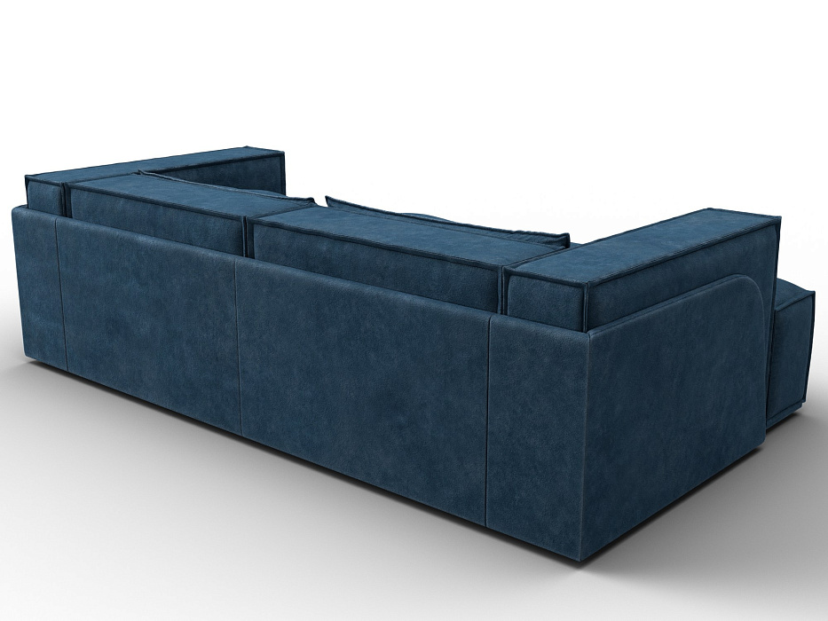 Диван угловой Лига-061 угол левый (tower 13 синий)