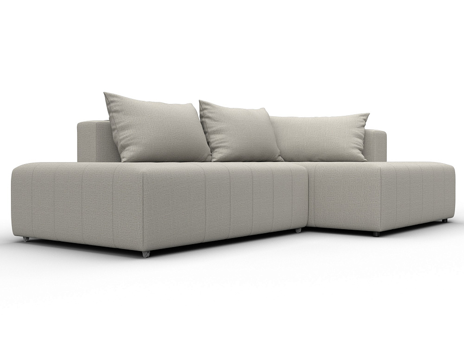 Диван угловой Лига-103 НПБ угол правый (амур 02 бежевый)