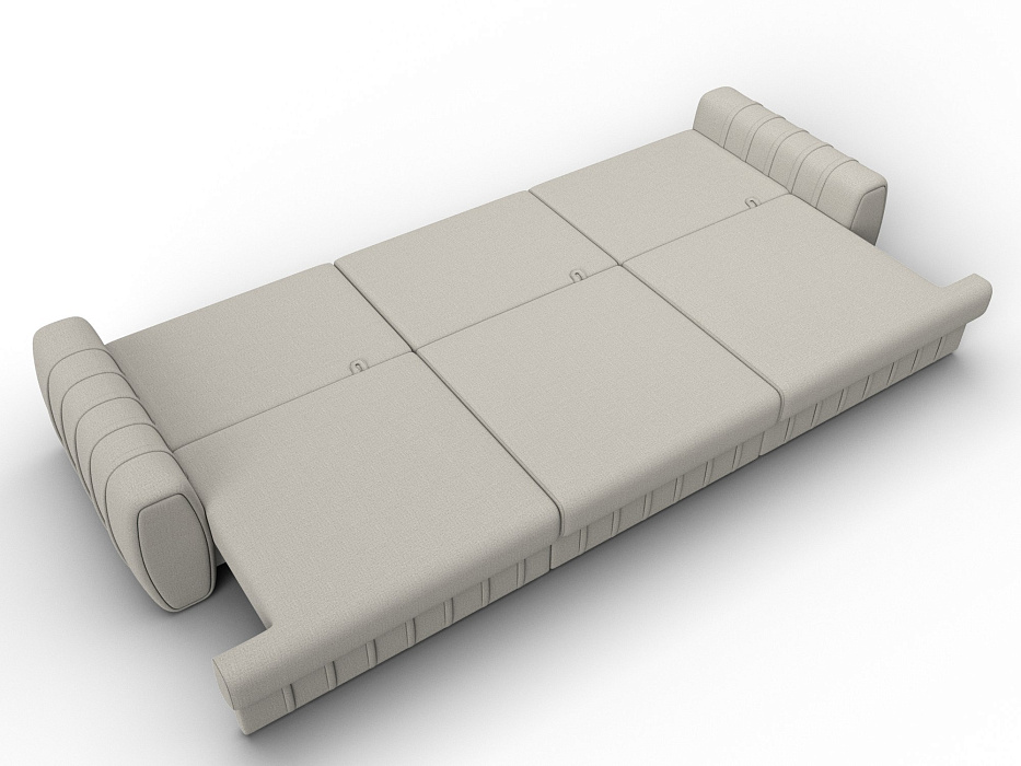 Диван прямой Лига-057 НПБ Лонг (амур 02 бежевый)