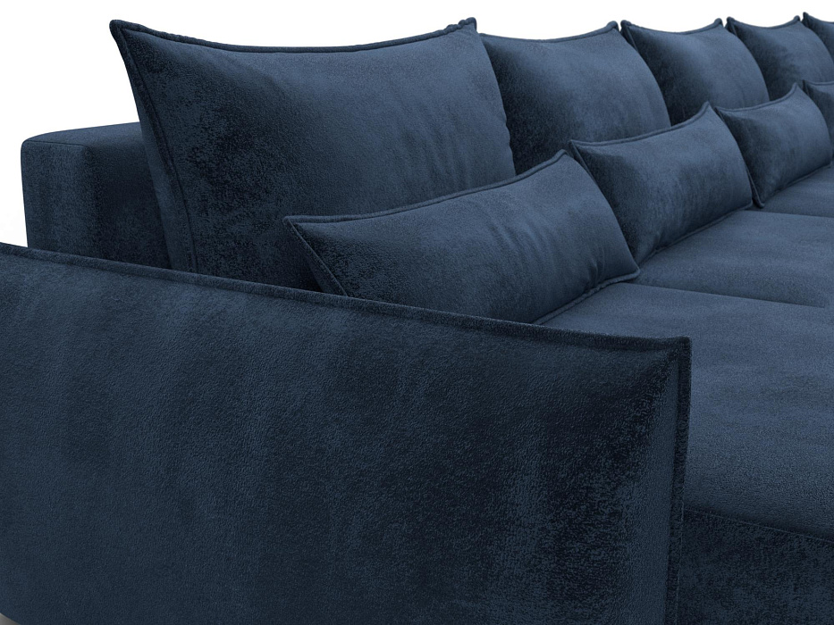 Диван П-образный Лига-051 НПБ МегаЛонг (tower 13 синий)