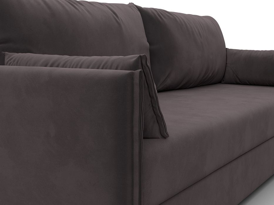 Диван прямой Сайгон (seven 727 коричневый)