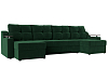 П-образный диван Сенатор (зеленый)
