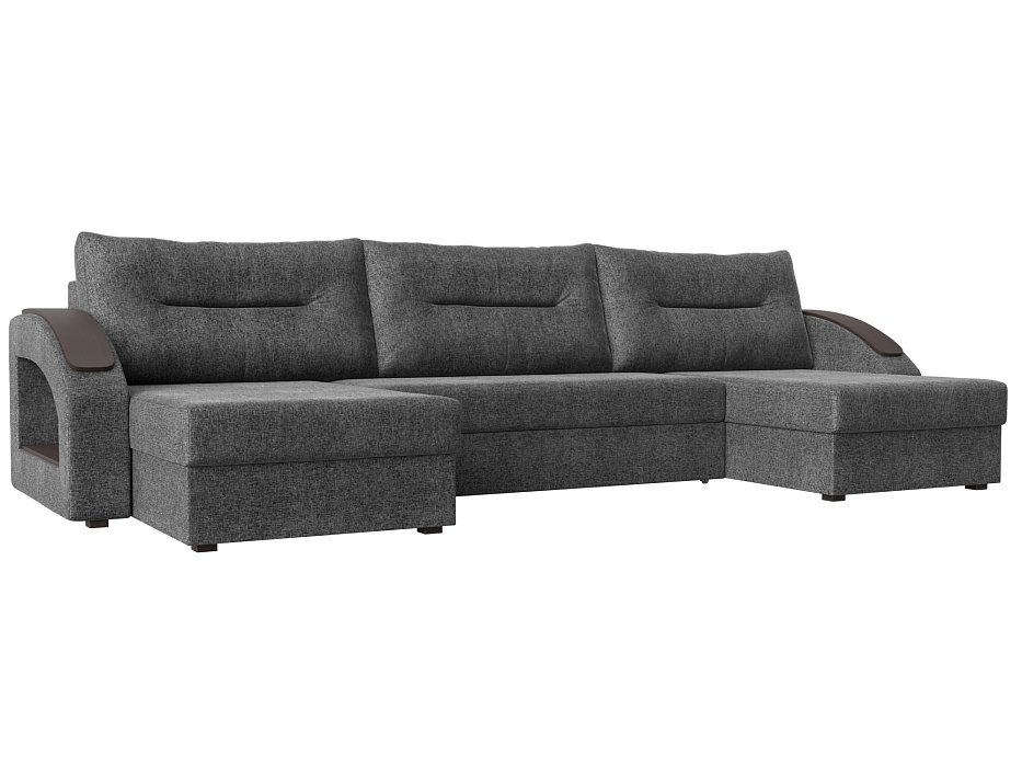 П-образный диван Канзас (серый цвет)