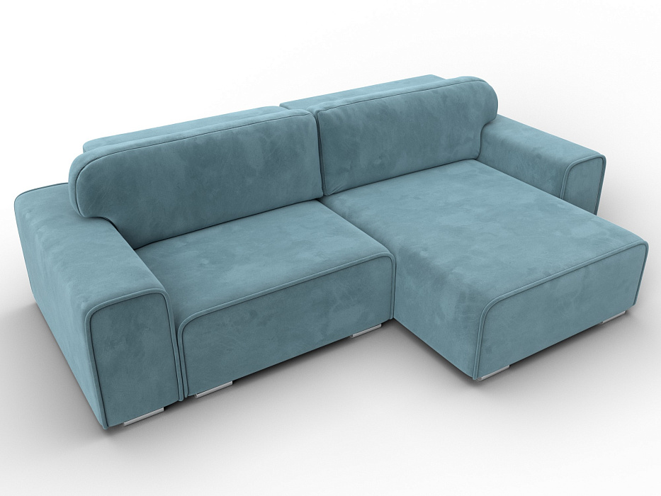 Диван угловой Лига-029 (бирюзовый)