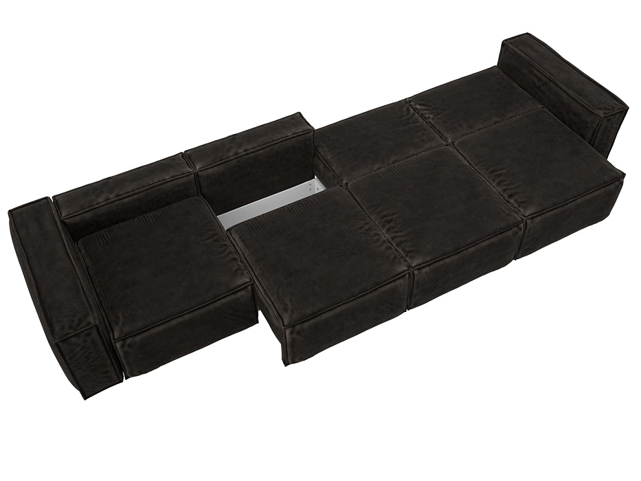 Диван прямой Лига-081 НПБ МегаЛонг фото в интернет-магазине Лига Диванов