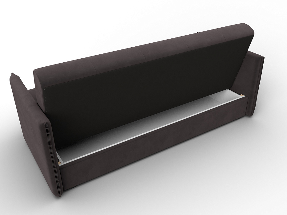 Диван-книжка Лига-018 (коричневый)