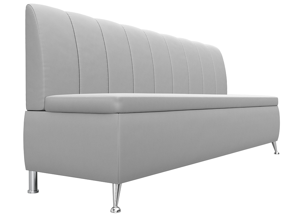 Диван кухонный прямой Кантри (белый)