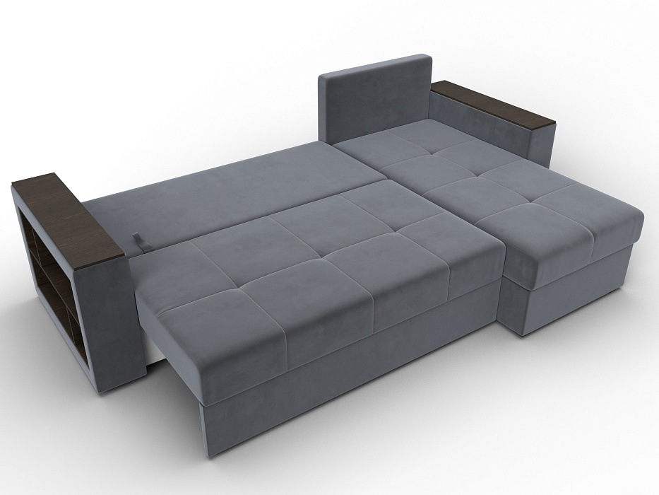 Диван угловой Дубай Лайт угол универсальный (seven 17 серый)