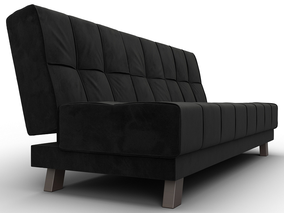 Диван прямой Винсент (черный)