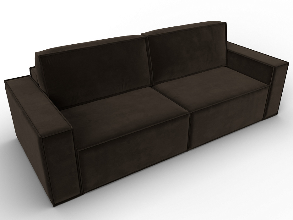 Диван прямой Куба (коричневый)