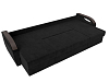 П-образный диван Форсайт (черный цвет)