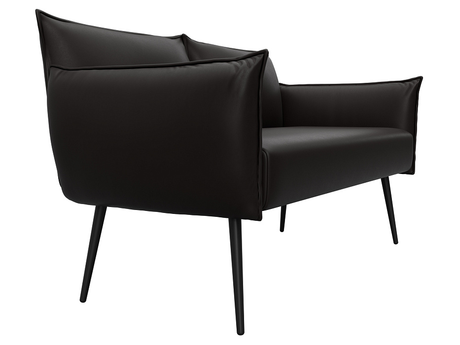 Диван прямой Лига-083 (экокожа grifon 12 коричневый)