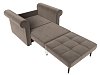 Кресло-кровать Берли (коричневый цвет)