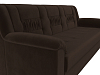 Прямой диван Карелия (коричневый)
