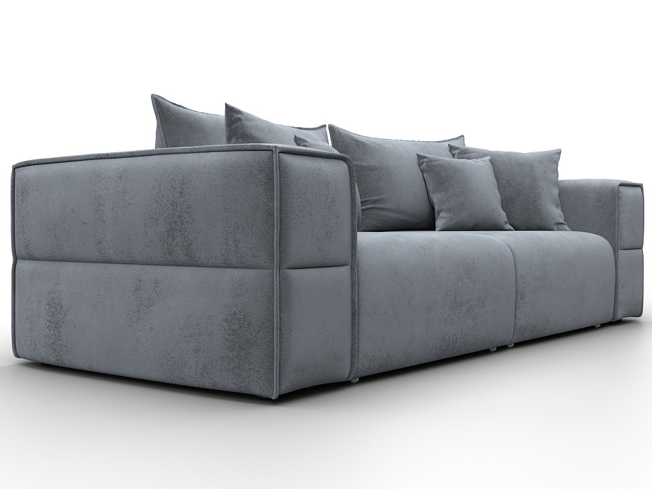 Диван прямой Лига-058 НПБ (tower 10 серый)