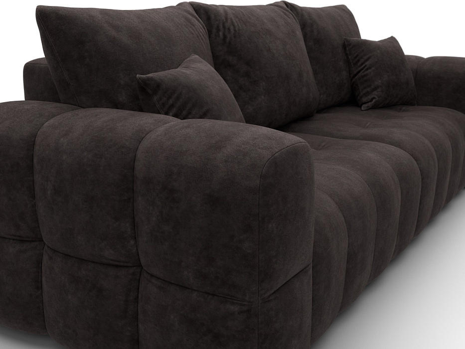 Диван прямой Лига-110 НПБ (brut 17 коричневый)