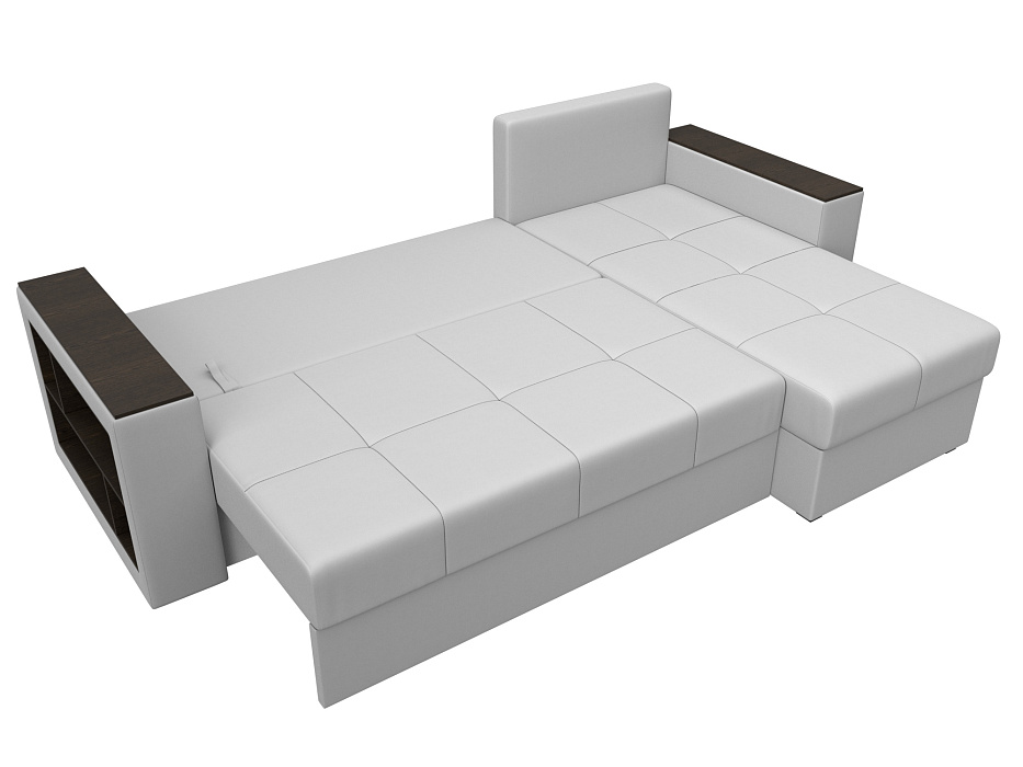 Диван угловой Дубай Лайт угол универсальный (белый)