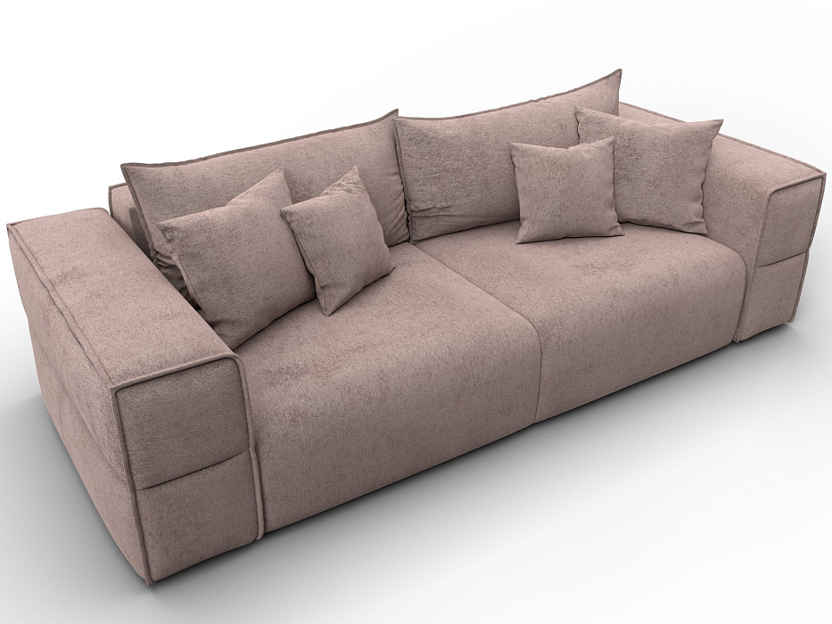 Диван прямой Лига-058 НПБ (tower 05 бежевый)