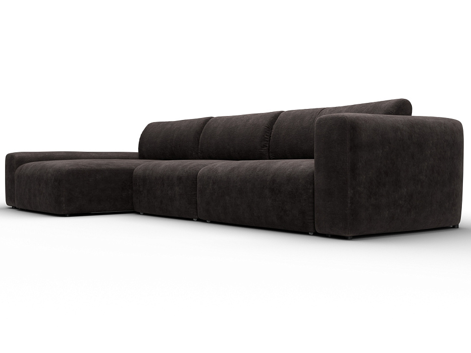 Диван угловой Лига-066 НПБ Лонг угол левый фото в интернет-магазине Лига Диванов