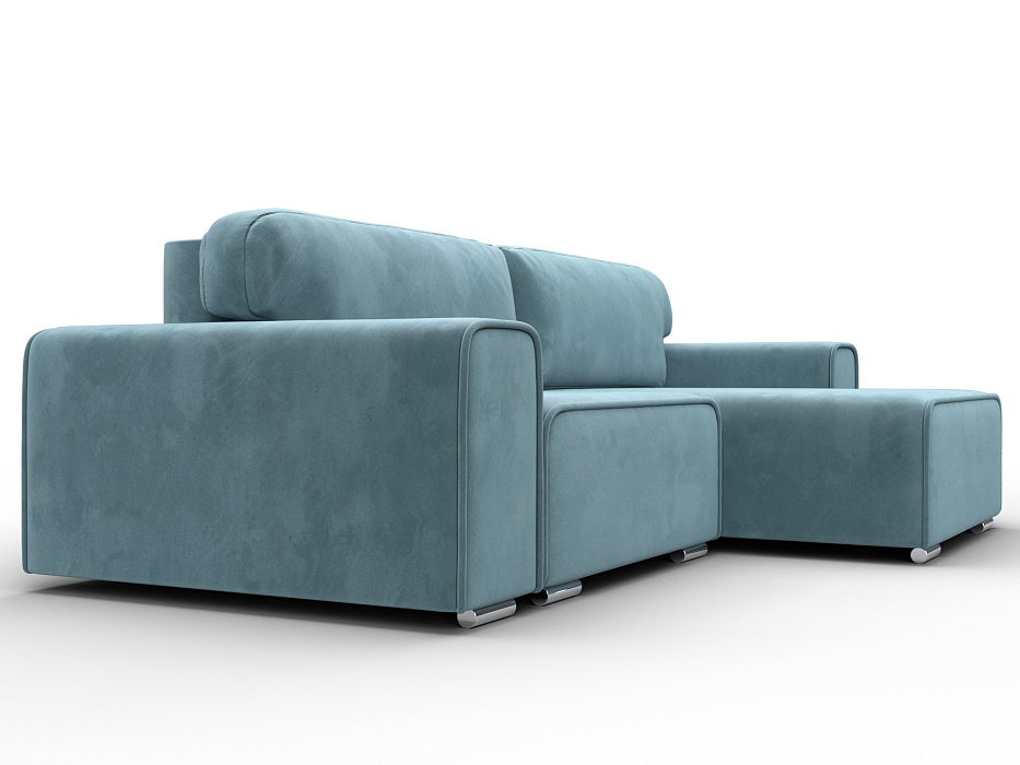 Диван угловой Лига-029 (бирюзовый)