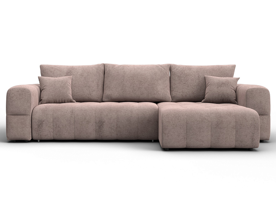 Диван угловой Лига-110 НПБ угол универсальный (tower 05 бежевый)