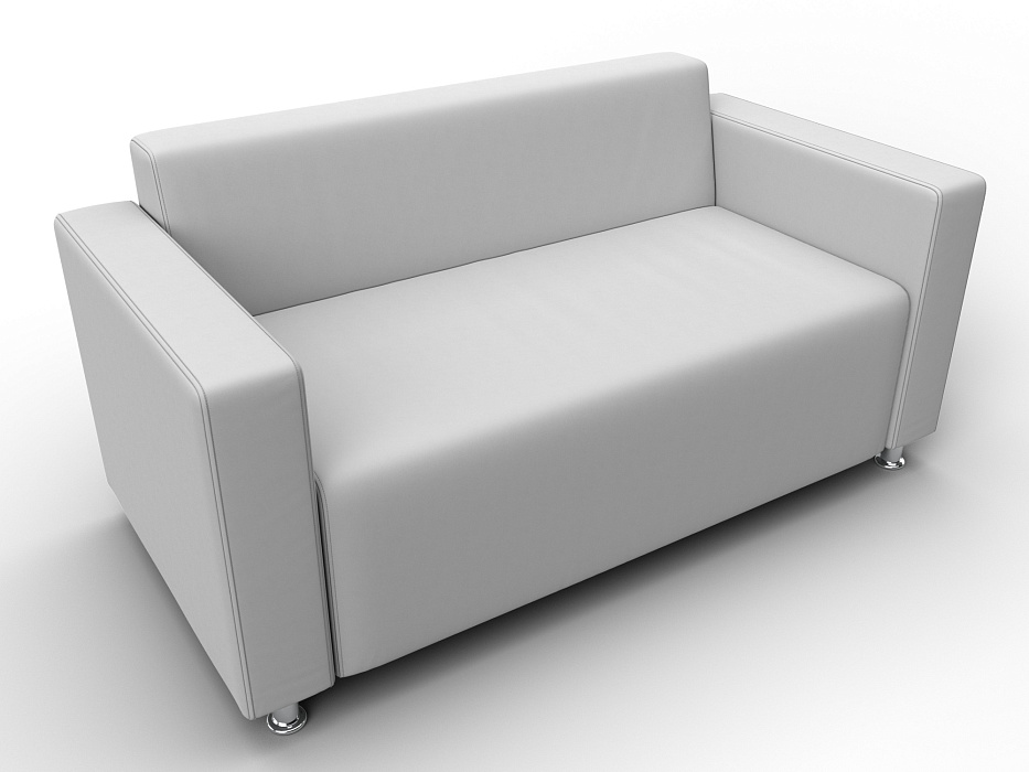 Диван прямой Лига-093 ВН (белый)