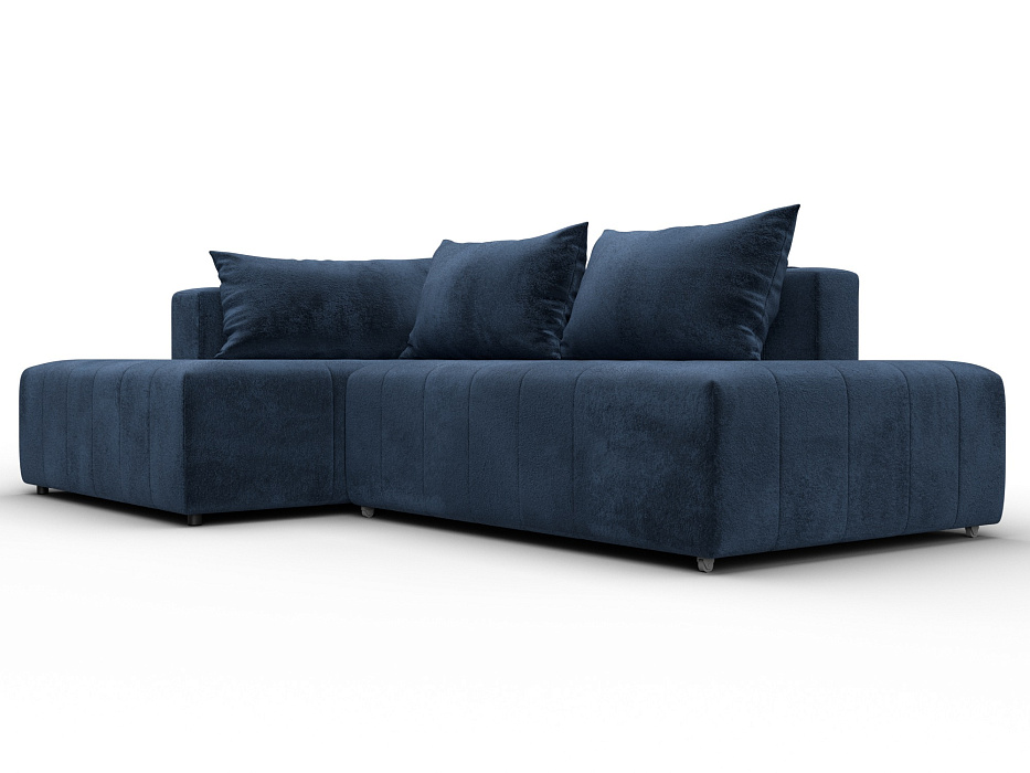 Диван угловой Лига-103 НПБ угол левый (tower 13 синий)