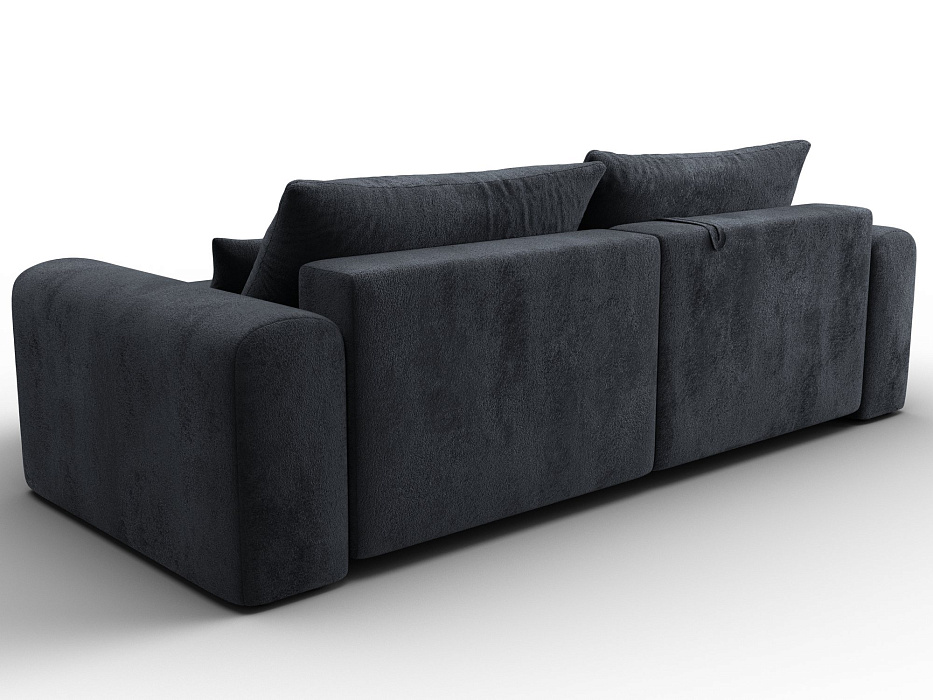 Диван угловой Лига-056 НПБ угол универсальный (tower 11 темно-серый)