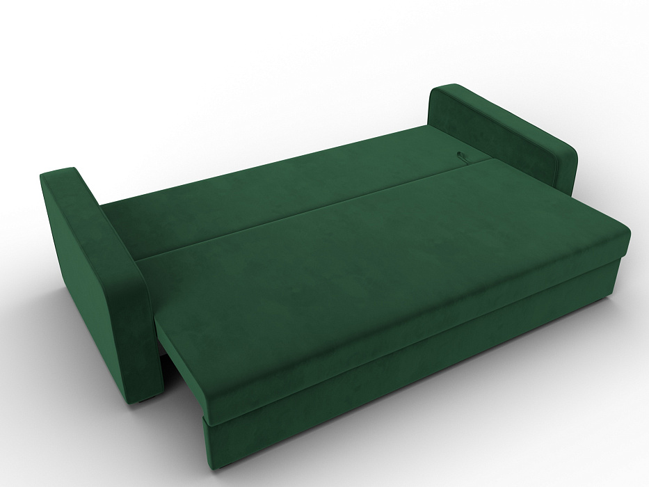 Диван прямой Лига-009 (зеленый)