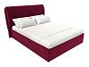 Интерьерная кровать Принцесса 160 (бордовый цвет)