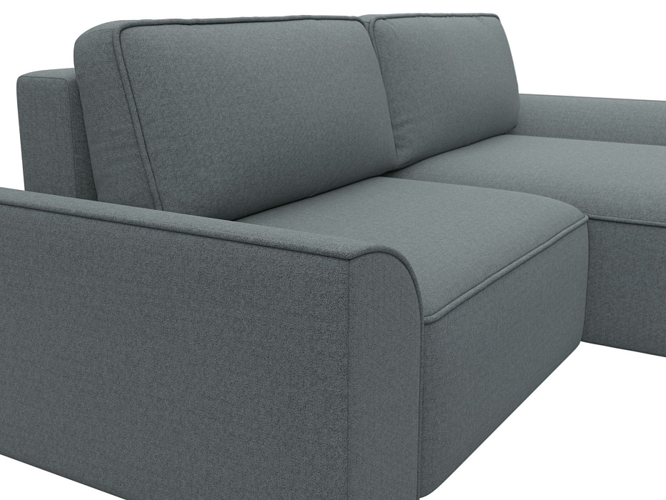 Диван угловой Лига-048 НПБ (амур 07 серый) Диван угловой Лига-048 НПБ (амур 07 серый)