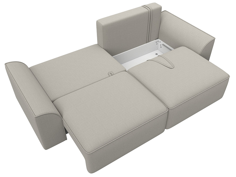 Диван прямой Лига-048 НПБ (амур 02 бежевый) Диван прямой Лига-048 НПБ (амур 02 бежевый)