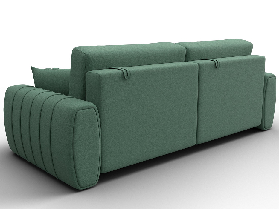 Диван прямой Лига-057 НПБ (амур 11 зеленый)